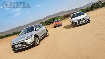 Comparison: Hyundai i20 Active SX vs Fiat Avventura Emotion vs Toyota Etios Cross VD