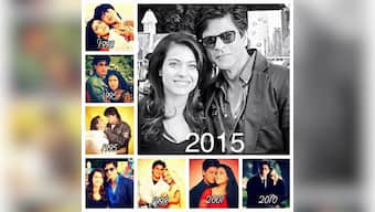 Dilwale! 90's on-screen power couple Shah Rukh Khan and Kajol reunite on set 