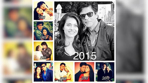 Dilwale! 90's on-screen power couple Shah Rukh Khan and Kajol reunite on set 