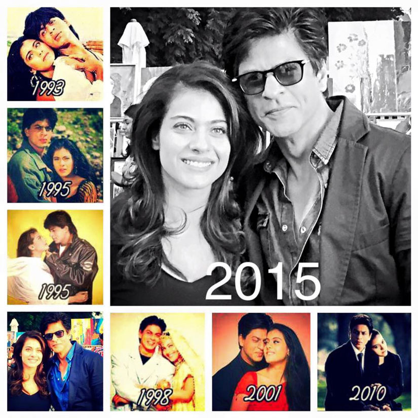 Dilwale! 90's on-screen power couple Shah Rukh Khan and Kajol reunite on set Dilwale! 90's on-screen power couple Shah Rukh Khan and Kajol reunite on set