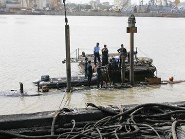 Two patrol boats sink following fire at Naval dockyard in Mumbai