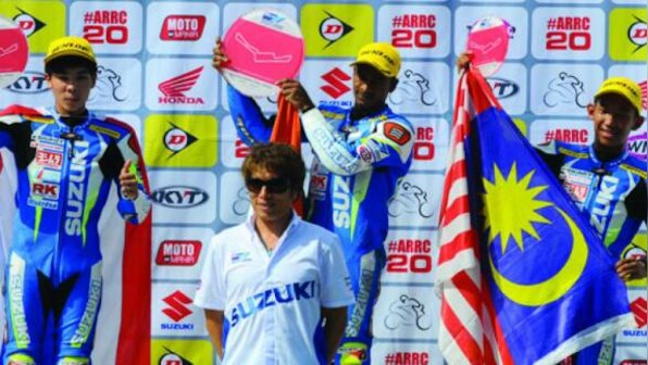 Jagan Kumar becomes first Indian rider to win at the Asia Road Racing Championship