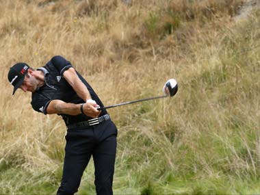 Golf: Stenson, Johnson share US Open lead; Tiger shoots 80 Golf: Stenson, Johnson share US Open lead; Tiger shoots 80