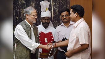 AAP MLA Kapil Mishra sworn-in as Delhi law minister