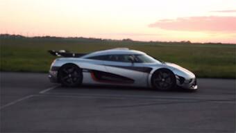 Video worth watching: Koenigsegg One:1 0-300-0 record run