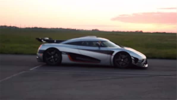 Video worth watching: Koenigsegg One:1 0-300-0 record run