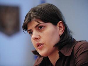Laura Kovesi, Romanian Prosecutor General, gestures during an interview with AFP in Bucharest on December 15. AFP