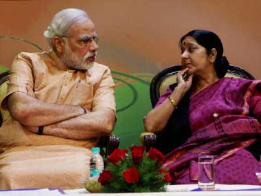Sushma Swaraj row: Cong's 'attack PM Modi' strategy is confusing, immature Sushma Swaraj row: Cong's 'attack PM Modi' strategy is confusing, immature