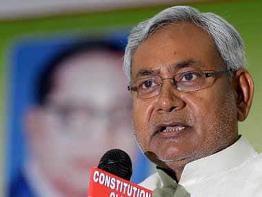 Bihar Chief Minister Nitish Kumar. PTI
