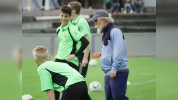 Watch: Shaqiri dresses up as old man and shocks Swiss youth team with freekicks and goal
