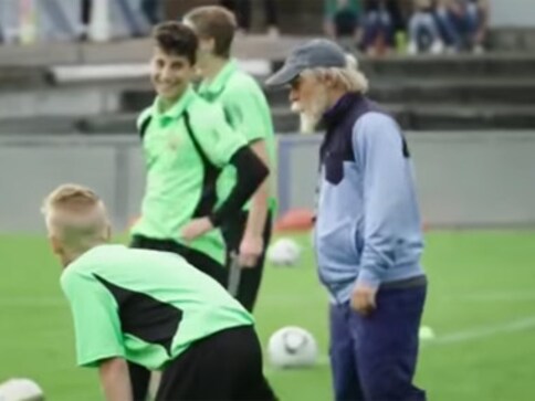 Watch: Shaqiri dresses up as old man and shocks Swiss youth team with freekicks and goal Watch: Shaqiri dresses up as old man and shocks Swiss youth team with freekicks and goal