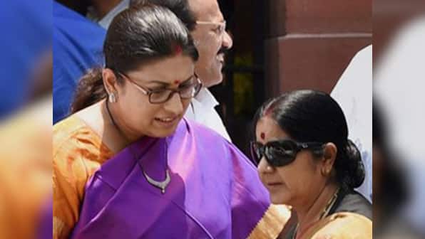 Our ministers don't do what UPA's used to: Govt rejects demand for Irani, Swaraj's resignation