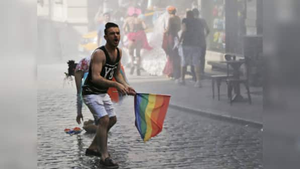 Police violently breakup Istanbul gay pride parade: Demonstrators dispersed by tear gas, water cannons