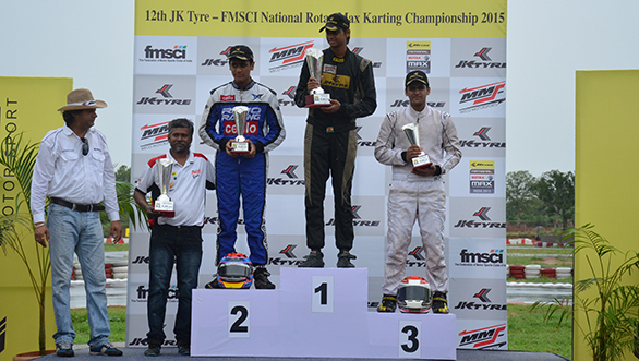 Vishnu Prasad wins first round of 12th JK Tyre National Karting Championship Vishnu Prasad wins first round of 12th JK Tyre National Karting Championship