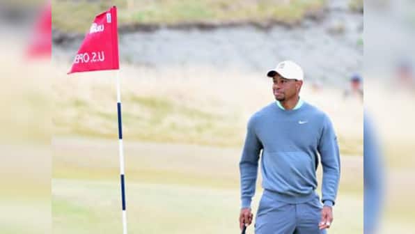 Golf: Struggling Tiger Woods dwells on positives ahead of U.S. Open