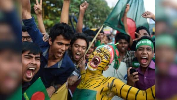 Bangladesh cricket fans delirious after avenging World Cup loss against India