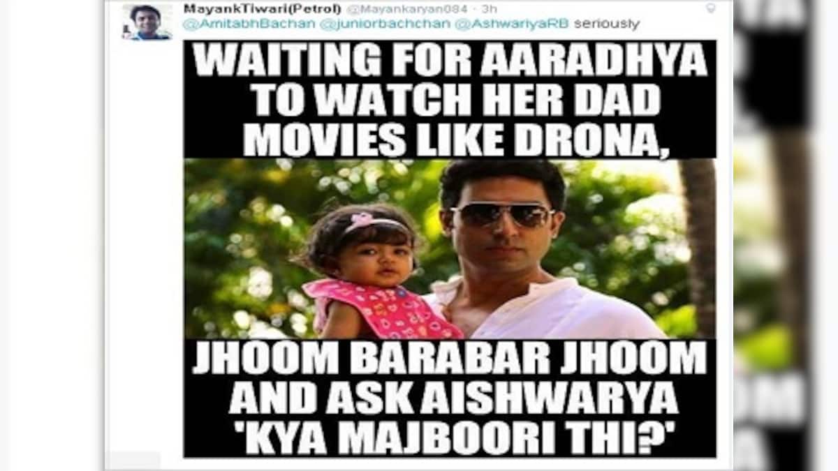 Burn! Abhishek Bachchan shuts down a troll who tweeted a meme of ...