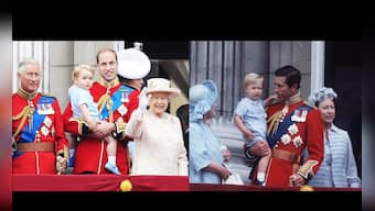 Guess what? Prince George and Prince William wore same outfit on their Buckingham Palace debut