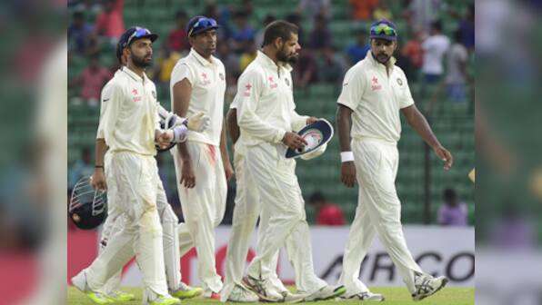 Ashwin takes five wickets, Harbhajan goes past Akram as India draw with Bangladesh