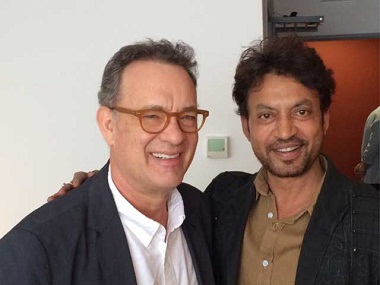 Warm welcome! Tom Hanks writes personal note to Irrfan Khan on sets of Inferno Warm welcome! Tom Hanks writes personal note to Irrfan Khan on sets of Inferno