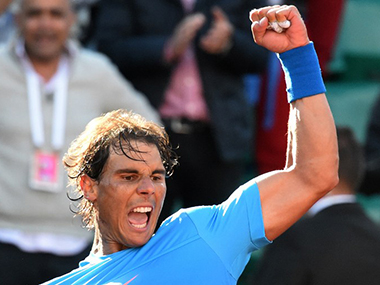 French Open: Defending champion Rafael Nadal enters quarters; Maria Sharapova crashes out  French Open: Defending champion Rafael Nadal enters quarters; Maria Sharapova crashes out