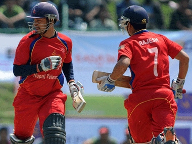 File photo of the Nepal cricket team. Getty Images.