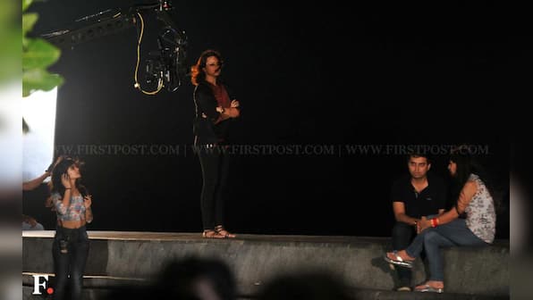 Sonakshi Sinha shoots at Nariman Point, Mumbai for her upcoming film Akira