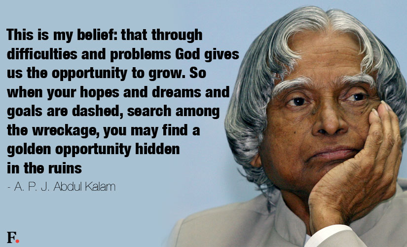 RIP Dr APJ Abdul Kalam: Memorable quotes that show why Kalam will