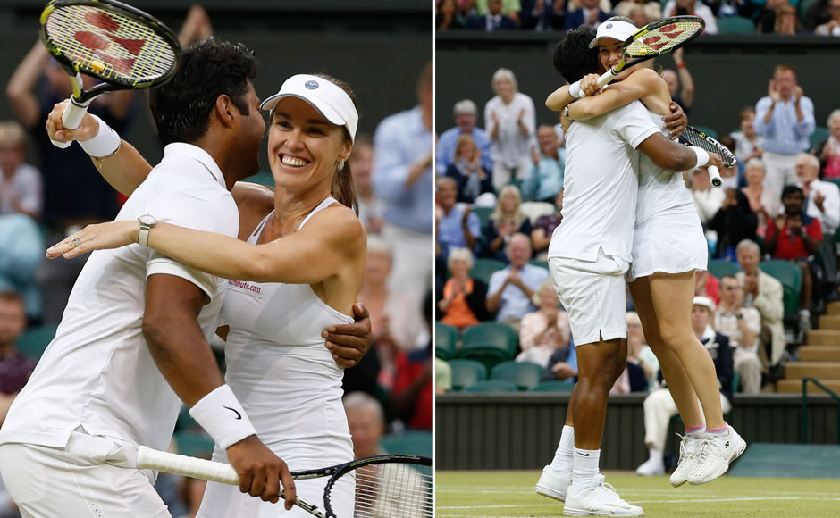 Wimbledon: Leander Paes and Martina Hingis crowned mixed doubles champions  Wimbledon: Leander Paes and Martina Hingis crowned mixed doubles champions