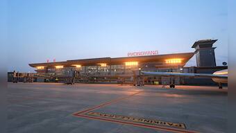 First look at North Korea's new 'showcase' airport terminal in Pyongyang