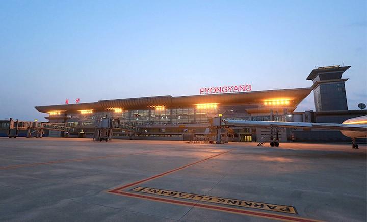 First look at North Korea's new 'showcase' airport terminal in Pyongyang