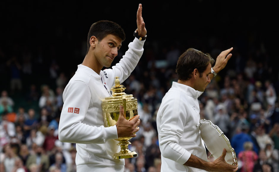 Champion! Novak Djokovic triumphs over Roger Federer to win his 3rd Wimbledon title Champion! Novak Djokovic triumphs over Roger Federer to win his 3rd Wimbledon title