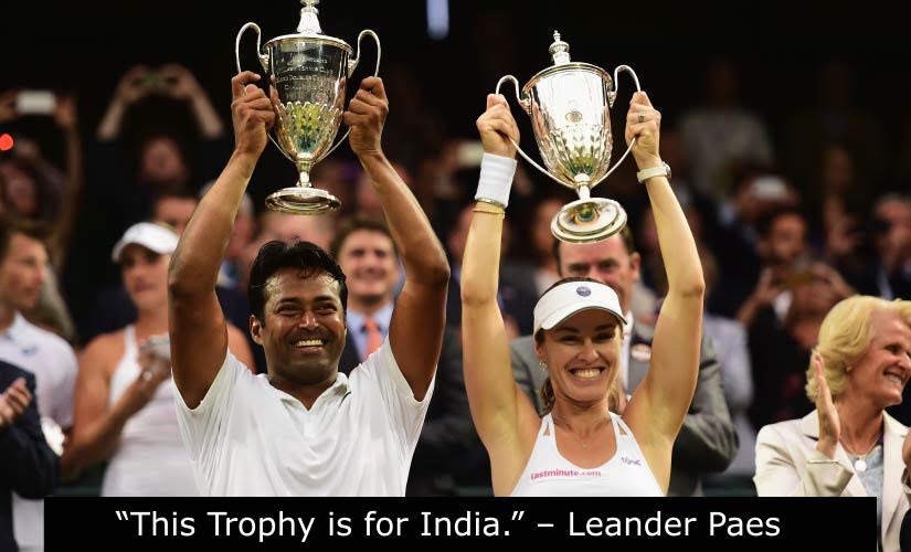 From champions Paes and Mirza to Nadal conqueror Brown: 10 best quotes from Wimbledon 2015 From champions Paes and Mirza to Nadal conqueror Brown: 10 best quotes from Wimbledon 2015