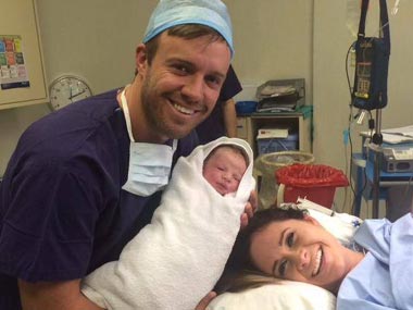 Baby de Villiers! South Africa captain AB blessed with baby boy Baby de Villiers! South Africa captain AB blessed with baby boy