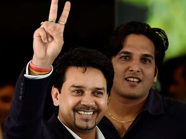 File picture of Anurag Thakur. PTI