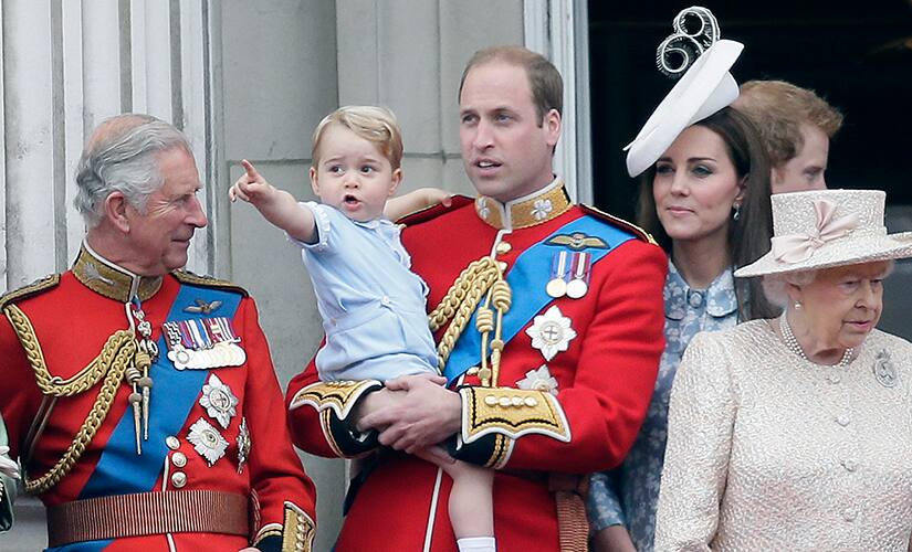 All three future kings of Britain pictured together. AP