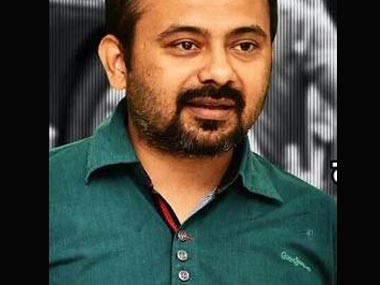 AAP's Dilip Pandey. Image Courtesy: Twitter