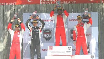 Nissan Micra Cup: Abhinay Bikkani takes double win at Mont-Tremblant