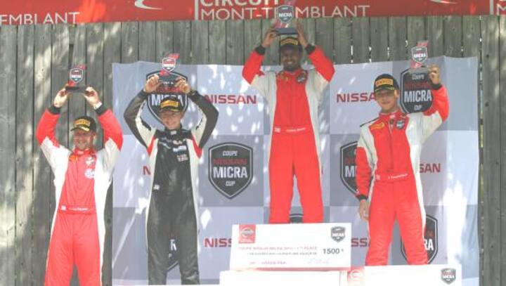 Nissan Micra Cup: Abhinay Bikkani takes double win at Mont-Tremblant