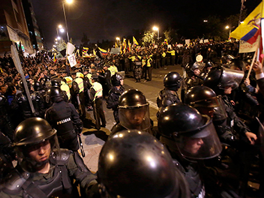 Ahead of Pope visit, Ecuador simmers with anti-government unrest Ahead of Pope visit, Ecuador simmers with anti-government unrest