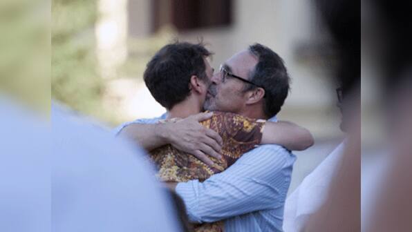 A victory for gay rights! Couples in Chile sign up for first civil unions