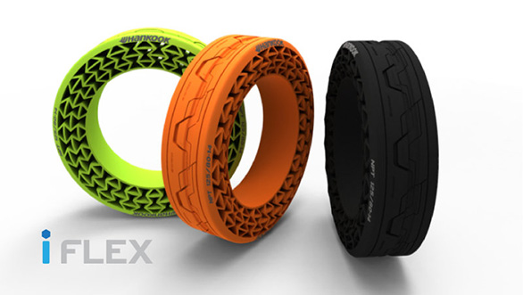 Hankook reveals fifth prototype of its iFlex airless tyre Hankook reveals fifth prototype of its iFlex airless tyre