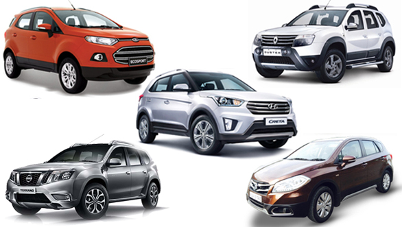 Spec comparo: Hyundai Creta vs Maruti Suzuki S-Cross vs Ford EcoSport vs Renault Duster vs Nissan Terrano Spec comparo: Hyundai Creta vs Maruti Suzuki S-Cross vs Ford EcoSport vs Renault Duster vs Nissan Terrano