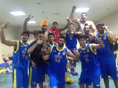File photo of Indian basketball team. Image Courtesy: Twitter
