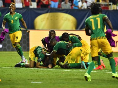 Jamaica's 'Raggae Boyz' beat USA 2-1 to become first Caribbean team to reach Gold Cup final Jamaica's 'Raggae Boyz' beat USA 2-1 to become first Caribbean team to reach Gold Cup final