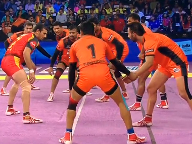 Pro Kabaddi: U Mumba record second win, Telugu Titans overwhelm Dabang Delhi Pro Kabaddi: U Mumba record second win, Telugu Titans overwhelm Dabang Delhi