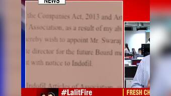 Lalit Modi offered me a job but I refused it, says Sushma Swaraj's husband