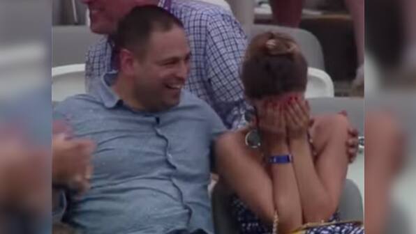 Watch: Root and Warner can't stop laughing during Lord's Test as fan finds 'invisible seats'