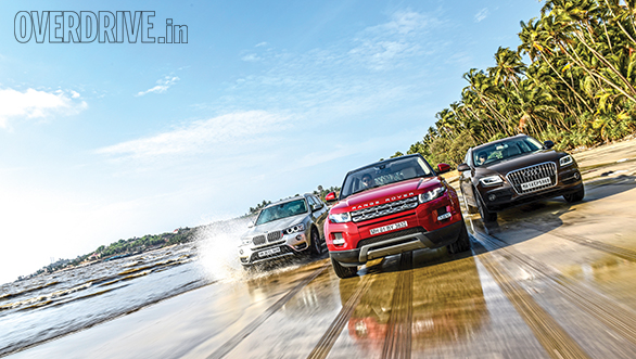 Range Rover Evoque SD4 Prestige vs Audi Q5 30 TDI Premium Plus vs BMW X3 xDrive20d Xline Range Rover Evoque SD4 Prestige vs Audi Q5 30 TDI Premium Plus vs BMW X3 xDrive20d Xline