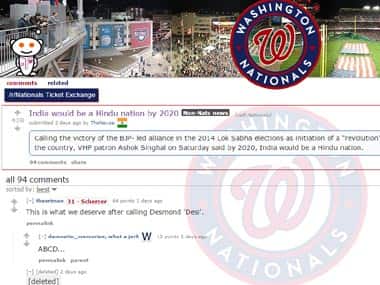 Screengrab from the Reddit page.